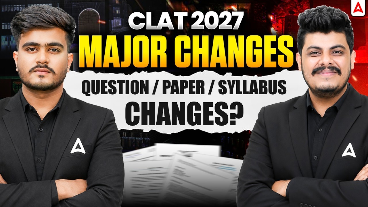 CLAT 2027 BIG UPDATE 🚨| Consortium Expert Committee & Possible Changes Explained | Adda247 CLAT Prep