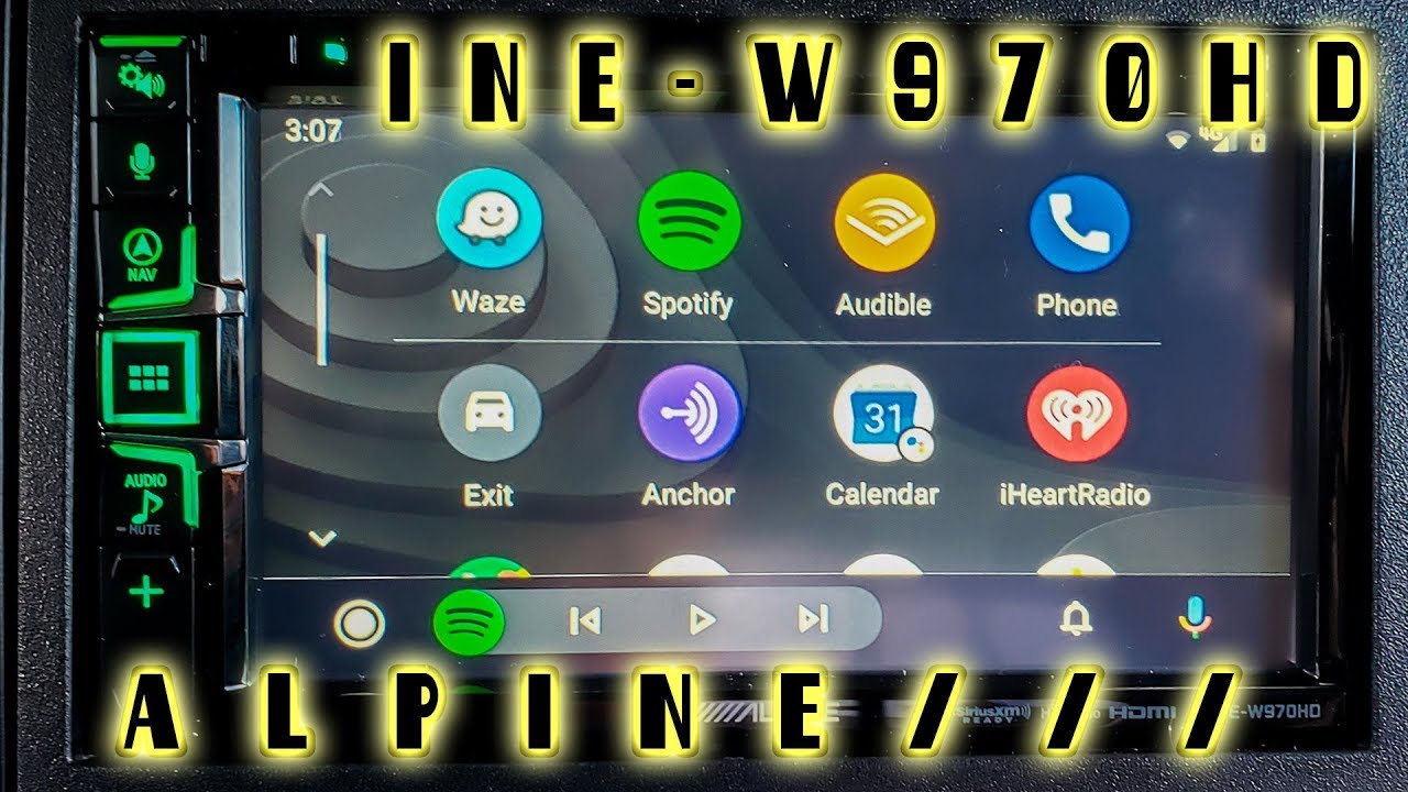 INE-W970HD 6.5-Inch Universal In-Dash CD/DVD Receiver with Built-in Navigation