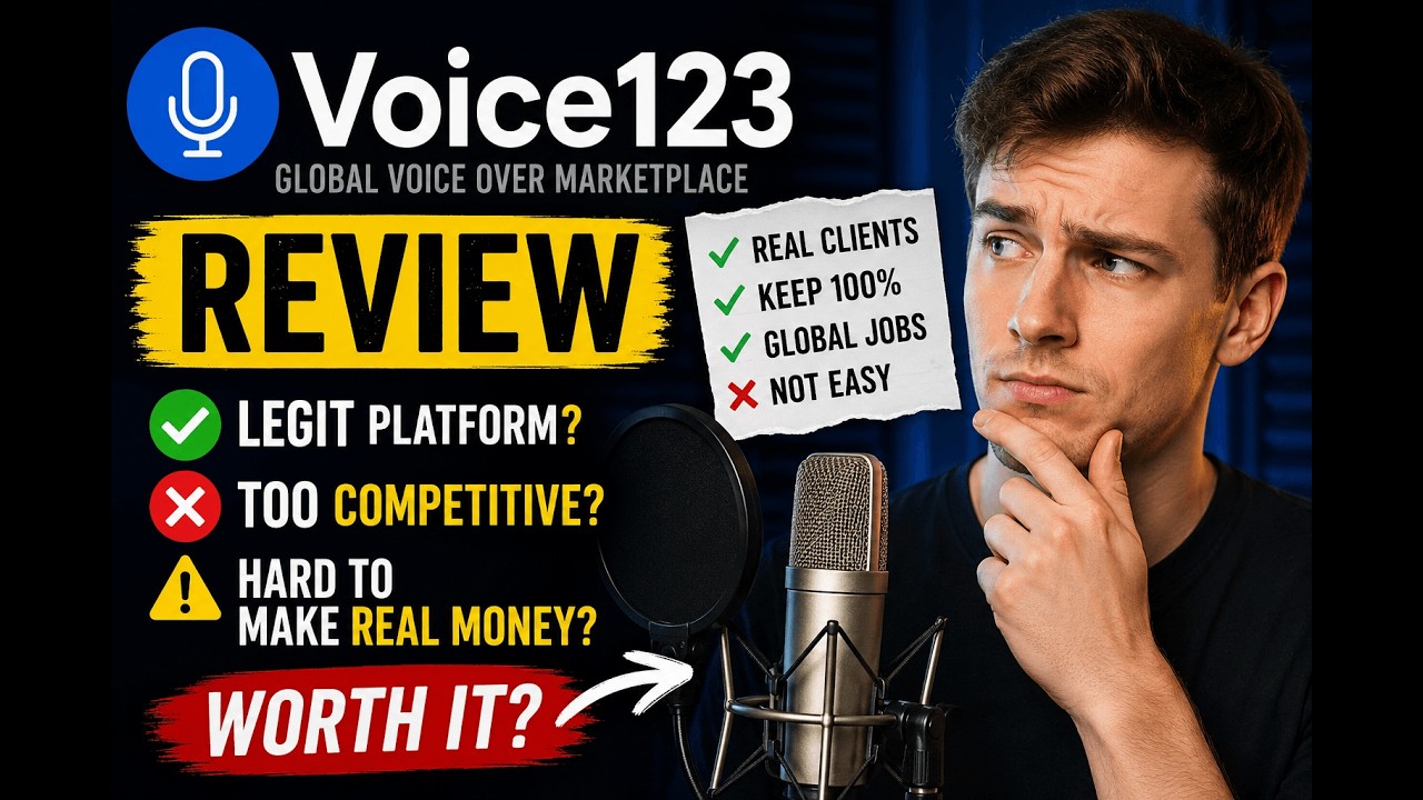 Voice123 Review - Is The Work From Home Job Worth it?