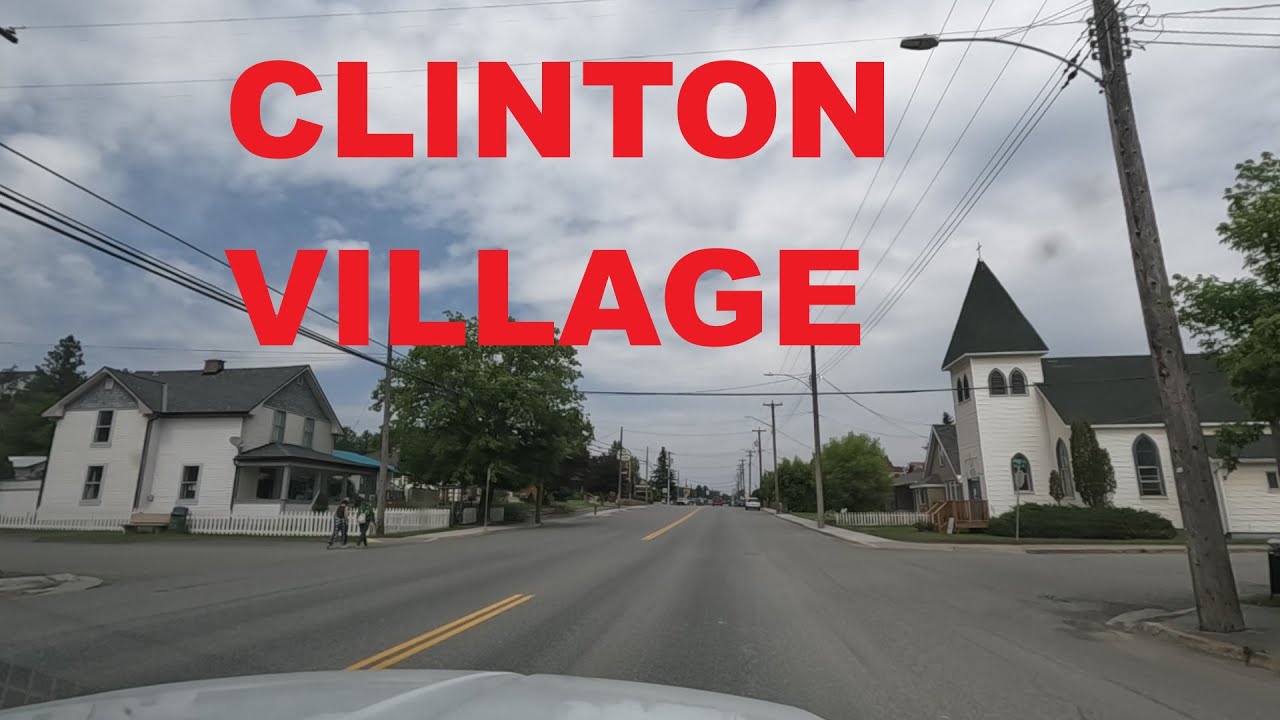 Driving through CLINTON, BC Canada