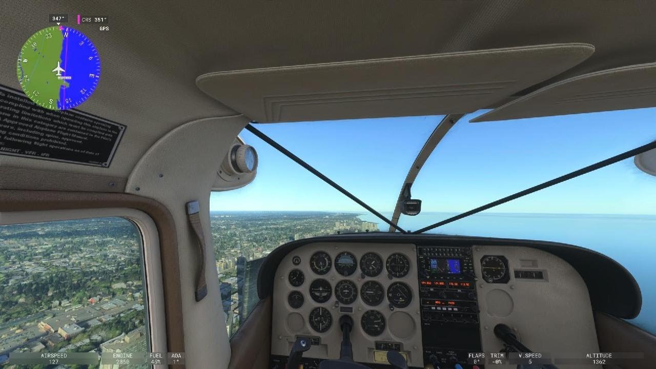 PS5 Microsoft Flight Simulator 2024 Beta Chicago