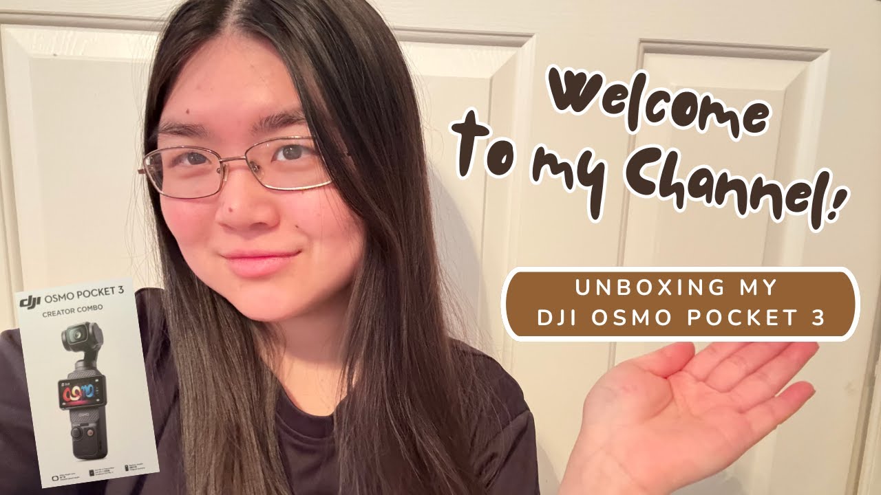 First Video | unboxing my DJI Osmo Pocket 3!! ❤︎