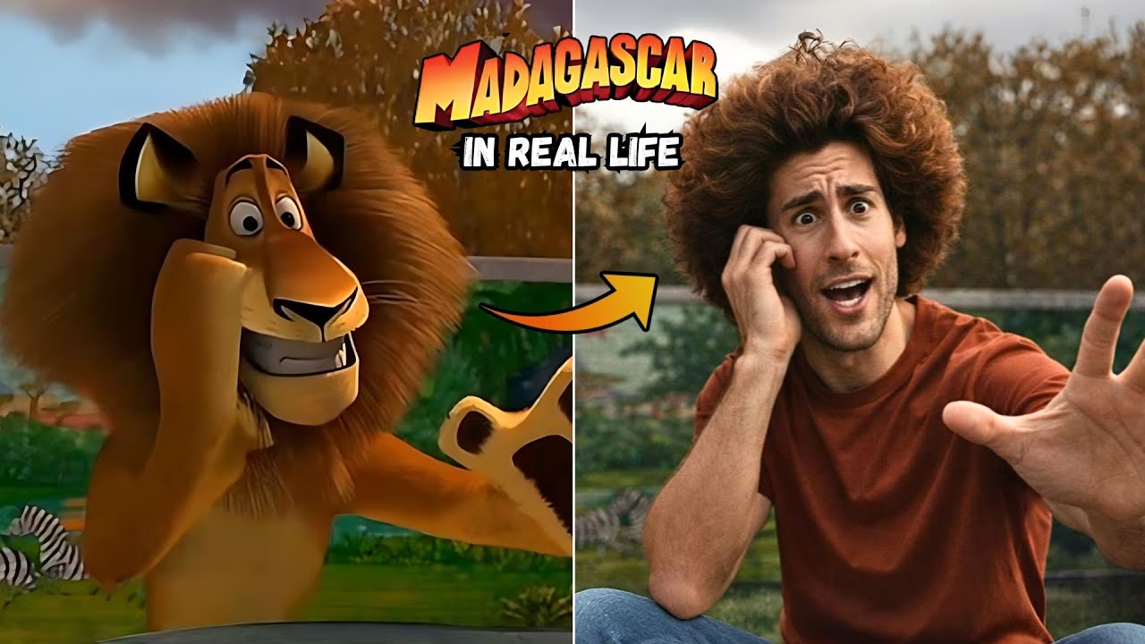 🤯 MADAGASCAR in REAL LIFE | AI Transformation – You Won’t Believe This AI