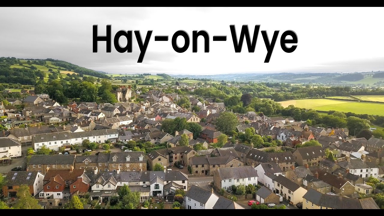 HAY-on-WYE | By Drone and on Foot | River Walk | Hay Town & Castle