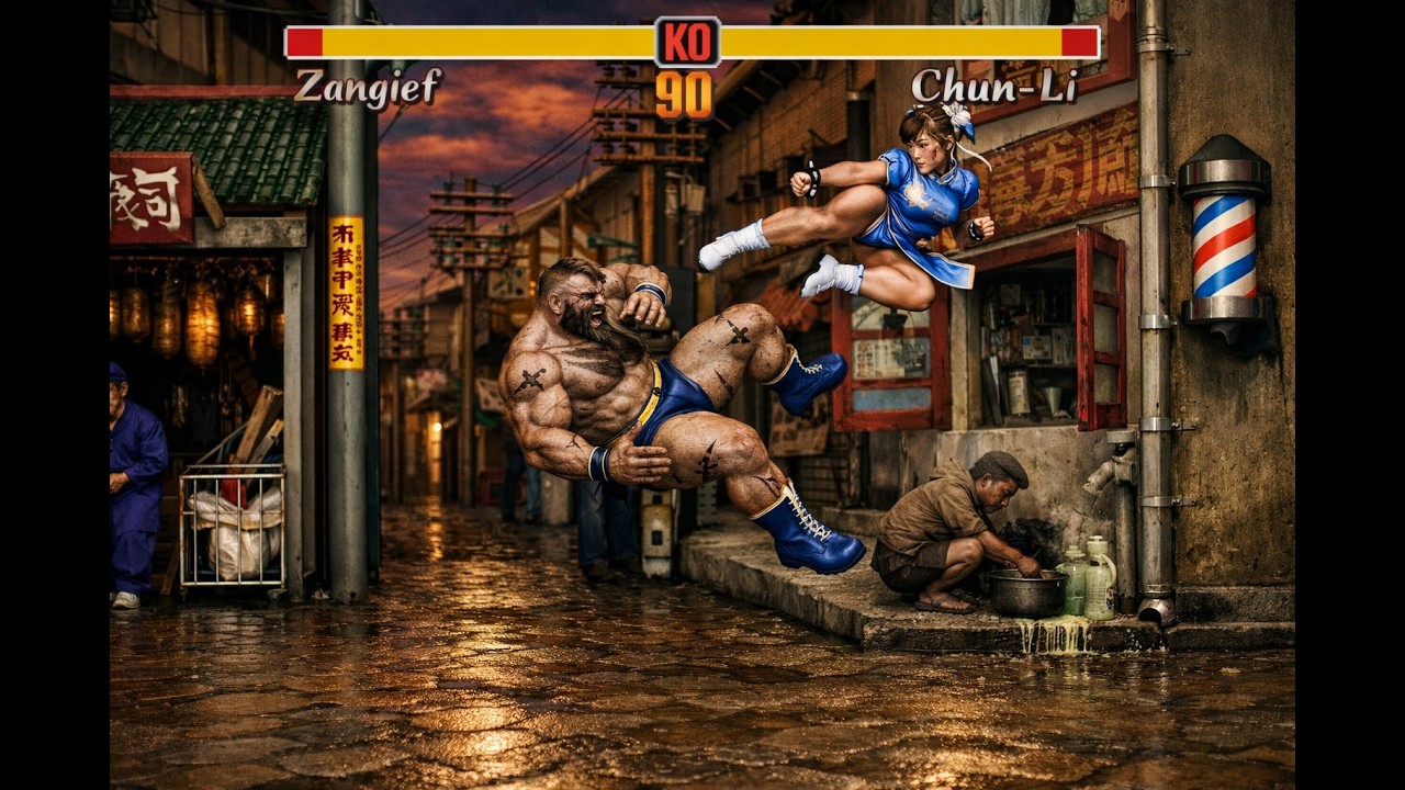 Street Fighter 2: What Capcom Doesn't Want You to See (Hyper-Realistic AI)