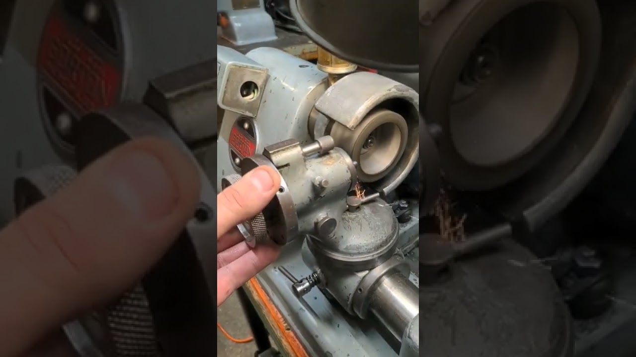 Gorton tool cutter grinder 265-6 -  the first single lip cutter #machinist #engraving #tools