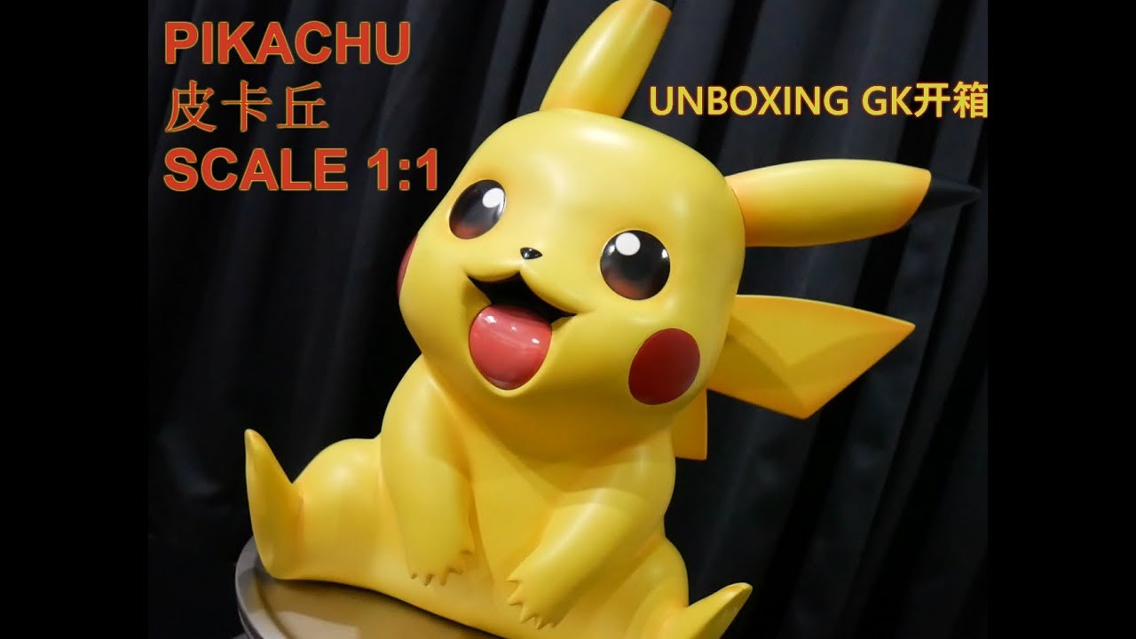 UNBOXING POKEMON PIKACHU 1:1 GK  STATUE