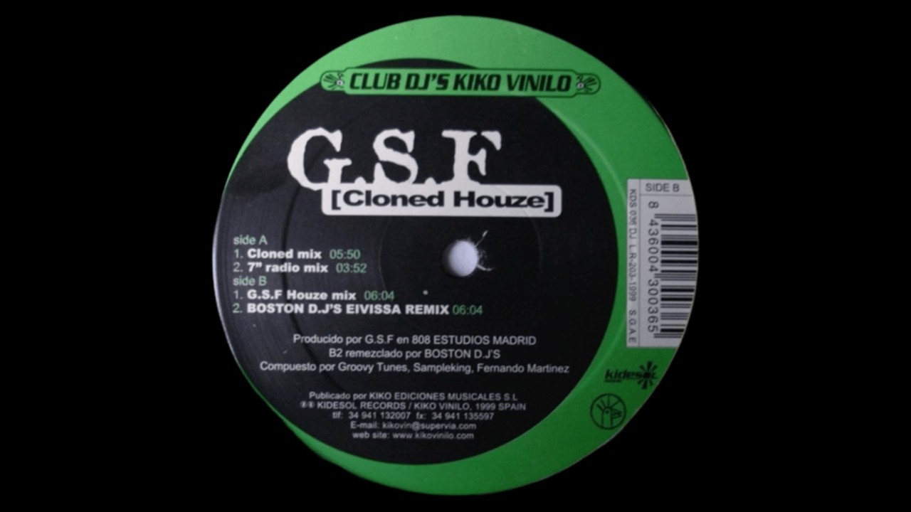 G.S.F - Cloned Houze (Boston D.J'S Eivissa Remix)