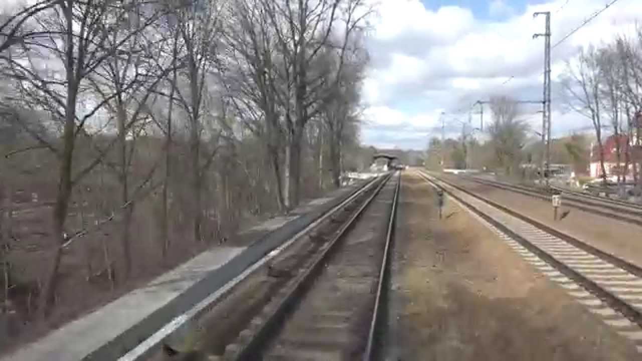 Führerstandsmitfahrt S-Bahn Berlin von Potsdam nach Ahrensfelde auf der S7 in 4K.