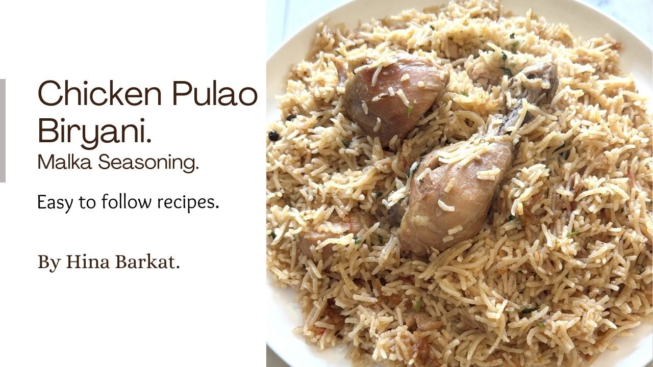 Chicken Pulao Biryani | Malka Seasoning  | Iftar Recipes | Hina Barkat.
