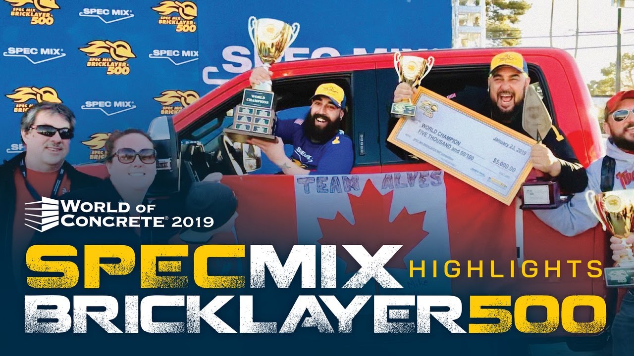 World of Concrete 2019: Spec Mix Bricklayer 500 - Highlights