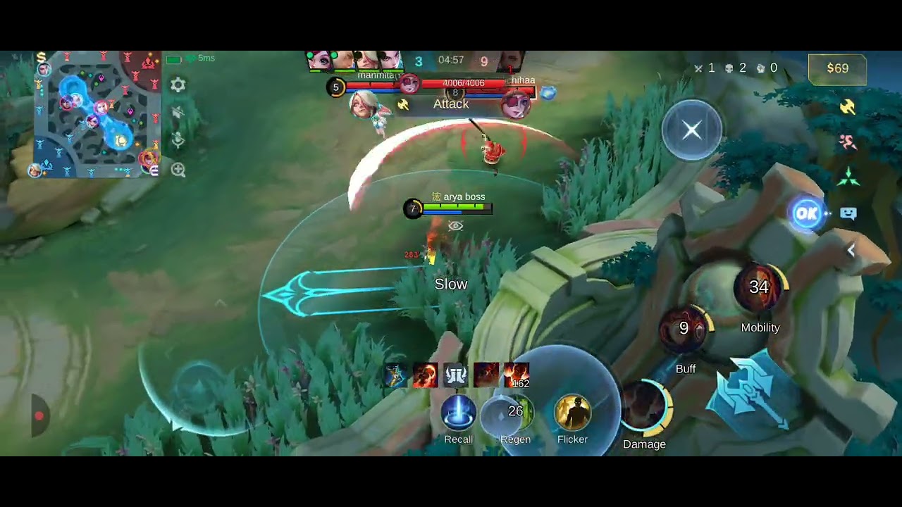 Mobile legend game play 