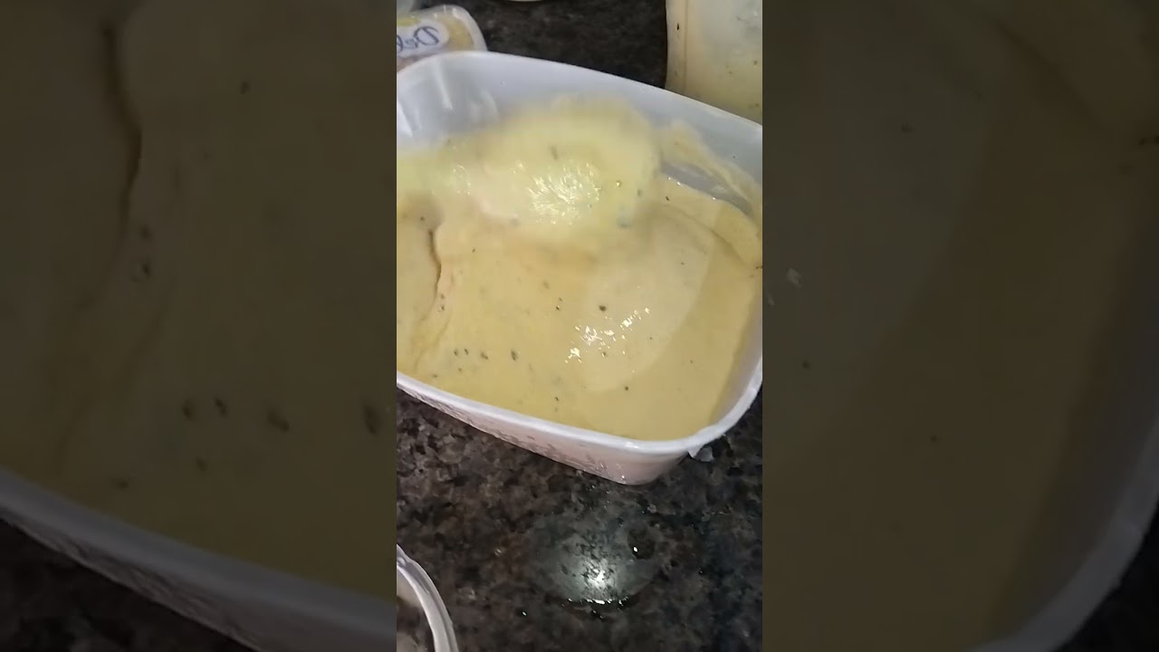 Sorvete 🍦 de fruta natural. 