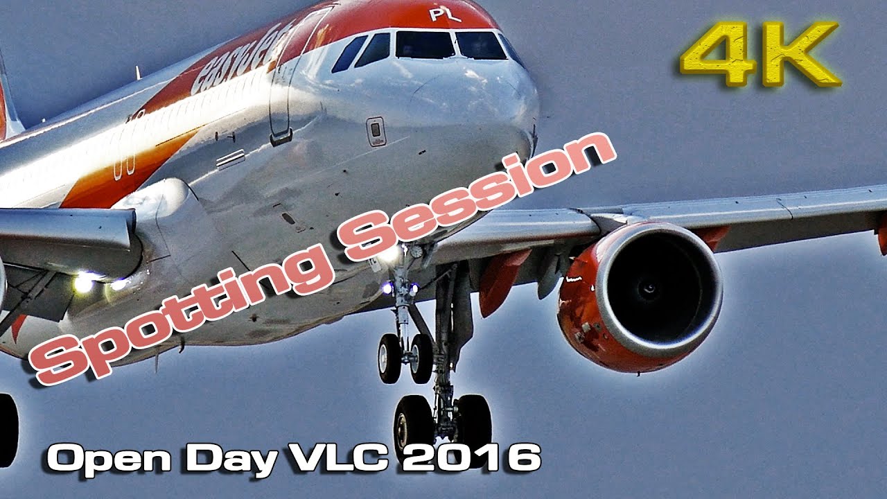 Spotting Session Open Day VLC 2016 [4K]