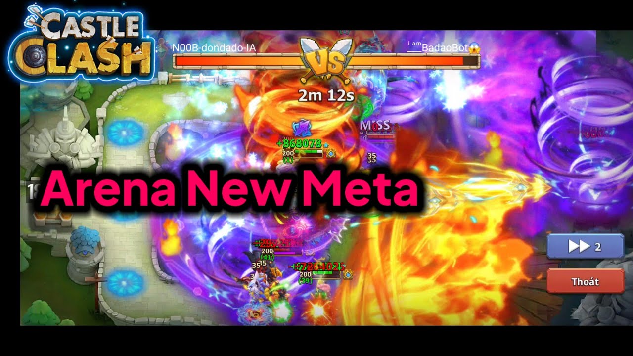Castle Clash Arena New Meta Cyclonica Tank Build - Rồng Cuồng Phong Báo Đạo thế nào trên Sàn Đấu?