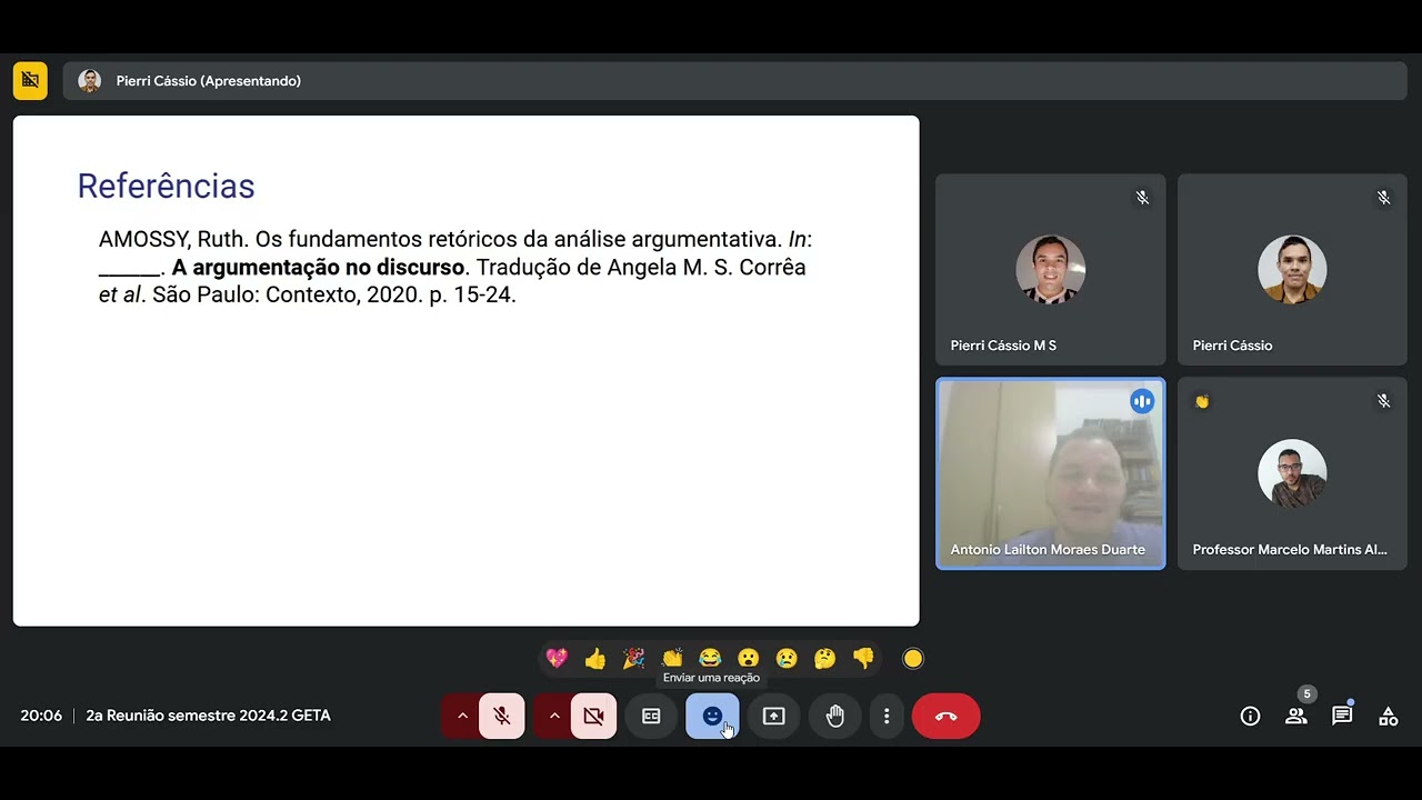 2° Reunião do Semestre 2024 2 GETA