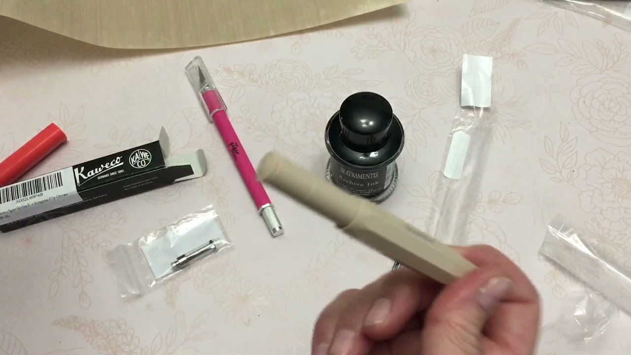 Перьевая ручка Kaweco Sport: как заправить поршневой конвертер чернил