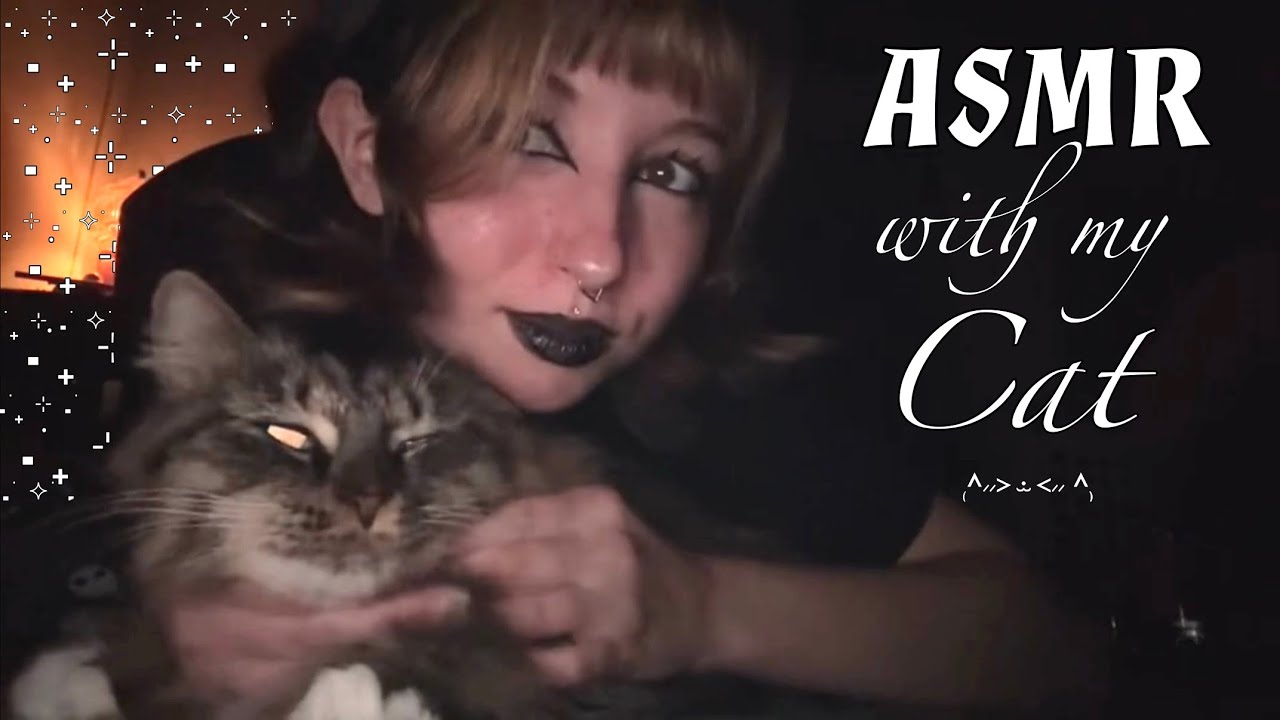 ASMR With My CAT | Lots of purring + scratching & minimal talking