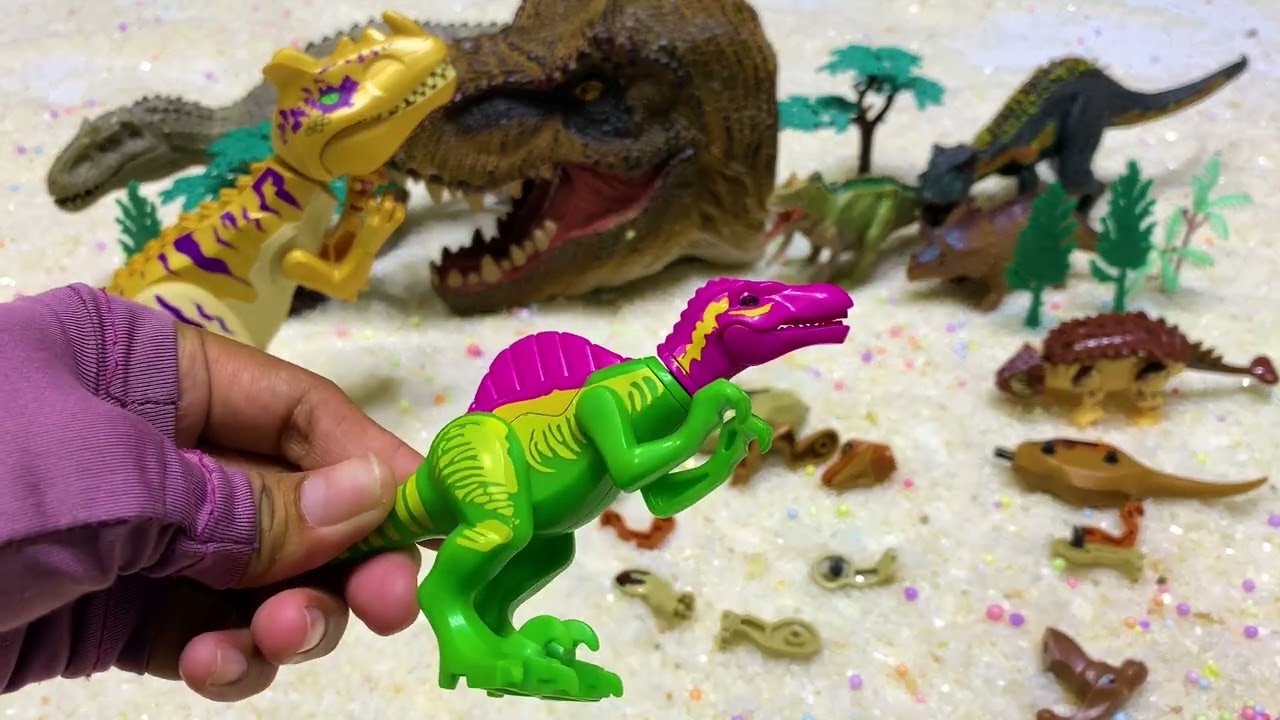Merakit Dino, Dunia Dinosaurus Mainan untuk Anak-Anak