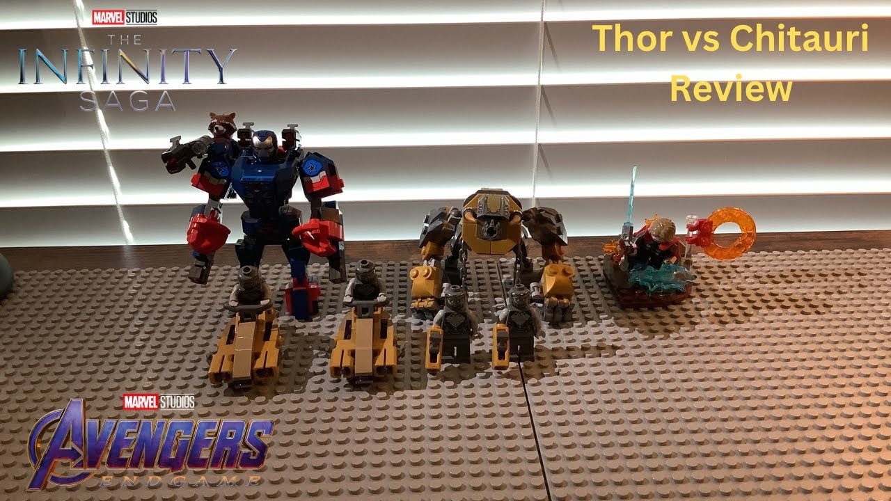 Lego Marvel Avengers: Endgame Thor vs Chitauri 76322 Set Review 