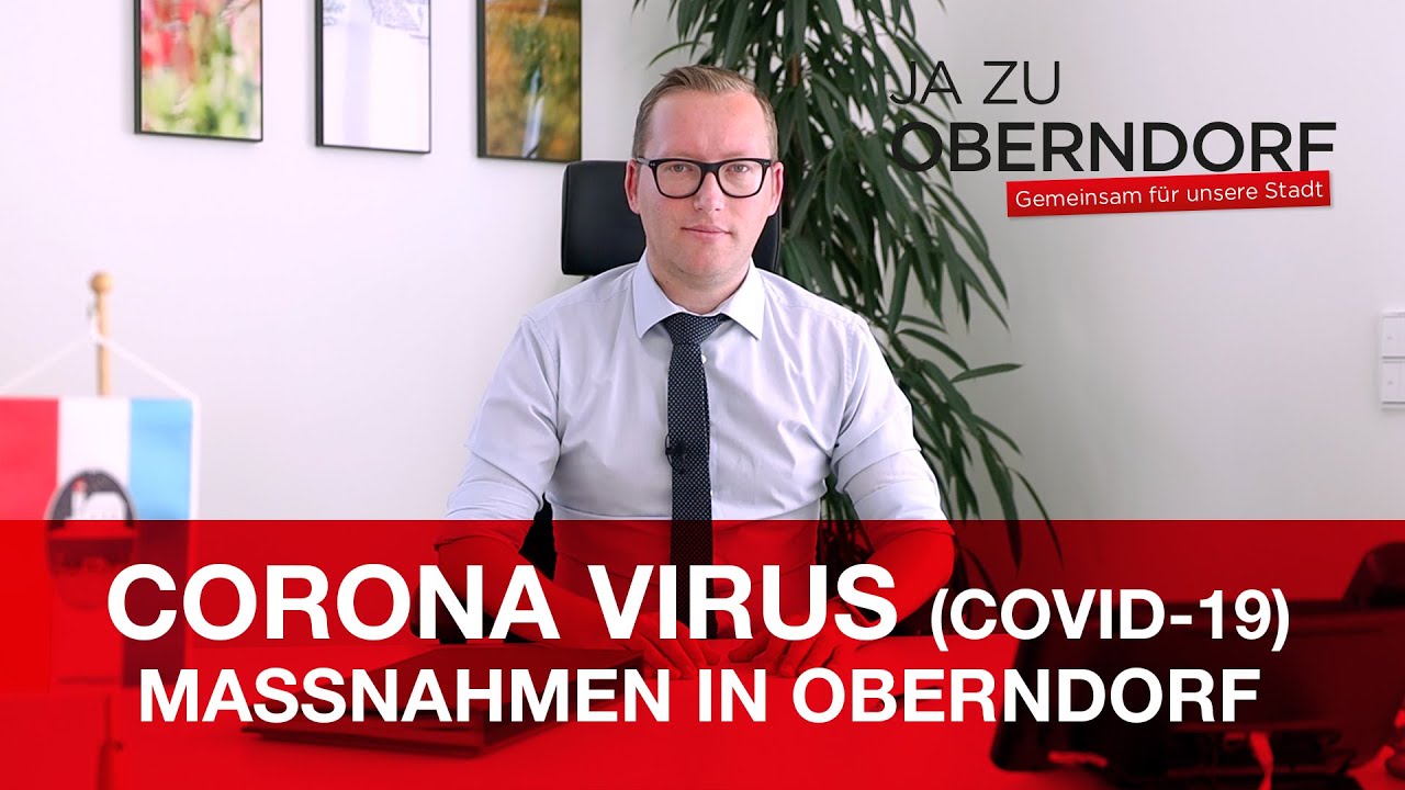 CORONA-Virus Ma&szlig;nahmen in Oberndorf