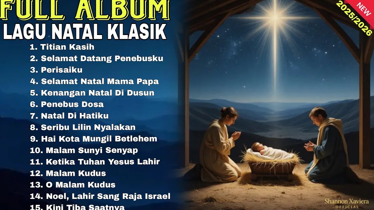 Best Full Album Lagu Natal Pop &ndash; Nyanyian Damai & Pengharapan 2025/2026