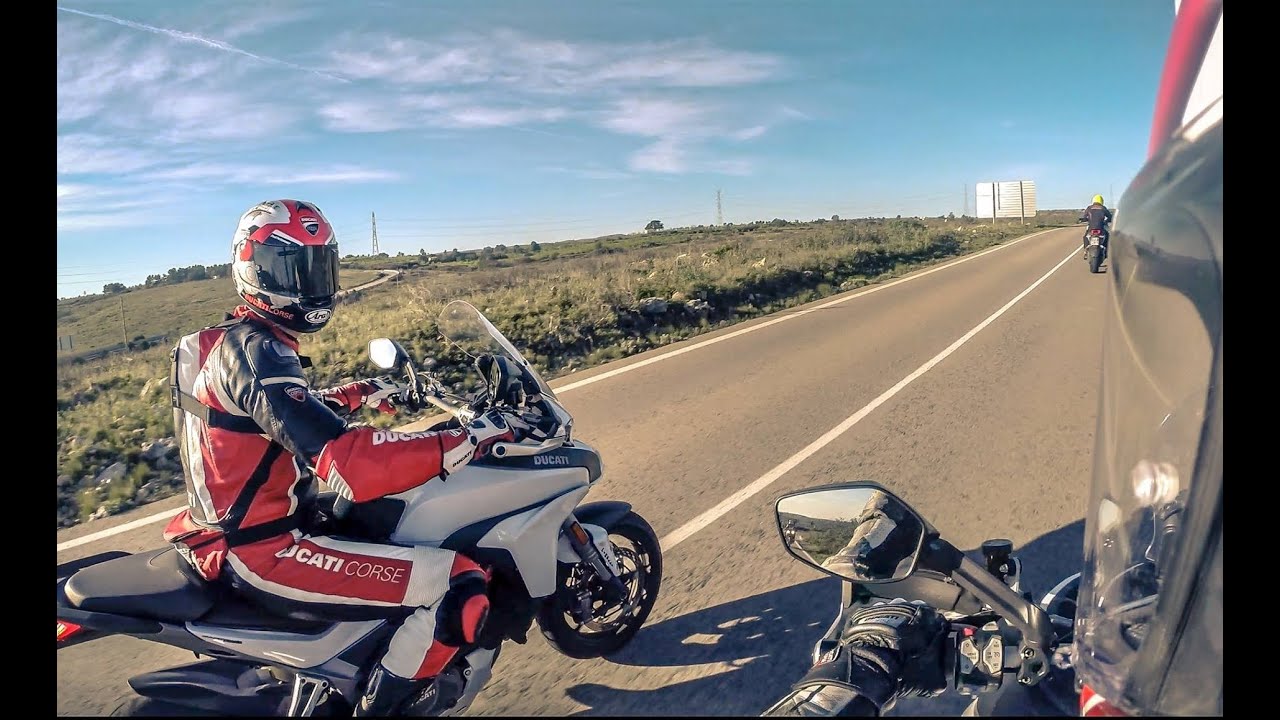 2015 Ducati Multistrada 1200 & 1200 S on board video, Valencia, Spain (Ducati Academy)