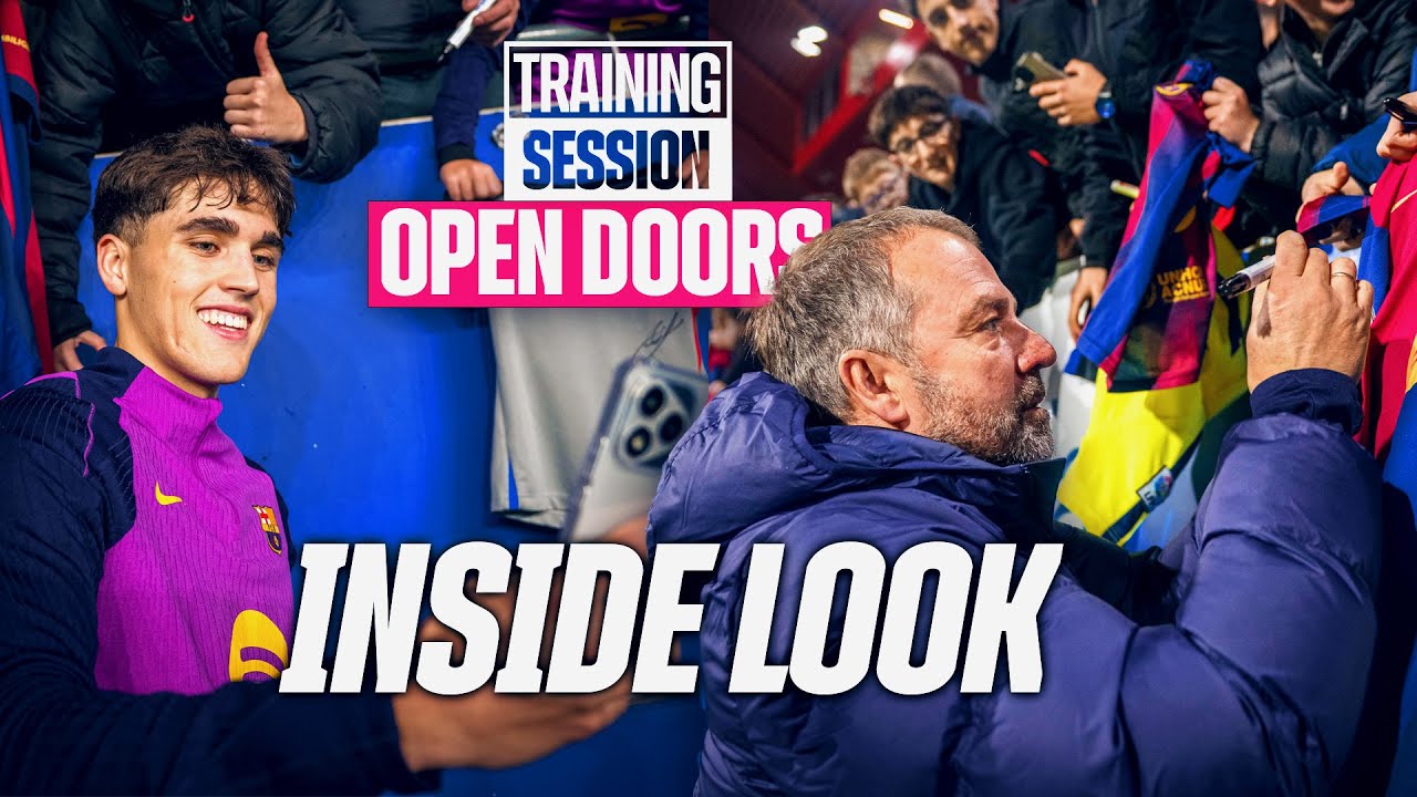 WHAT YOU DIDN&rsquo;T SEE AT THE OPEN DOORS TRAINING SESSION | FC Barcelona 🔵🔴