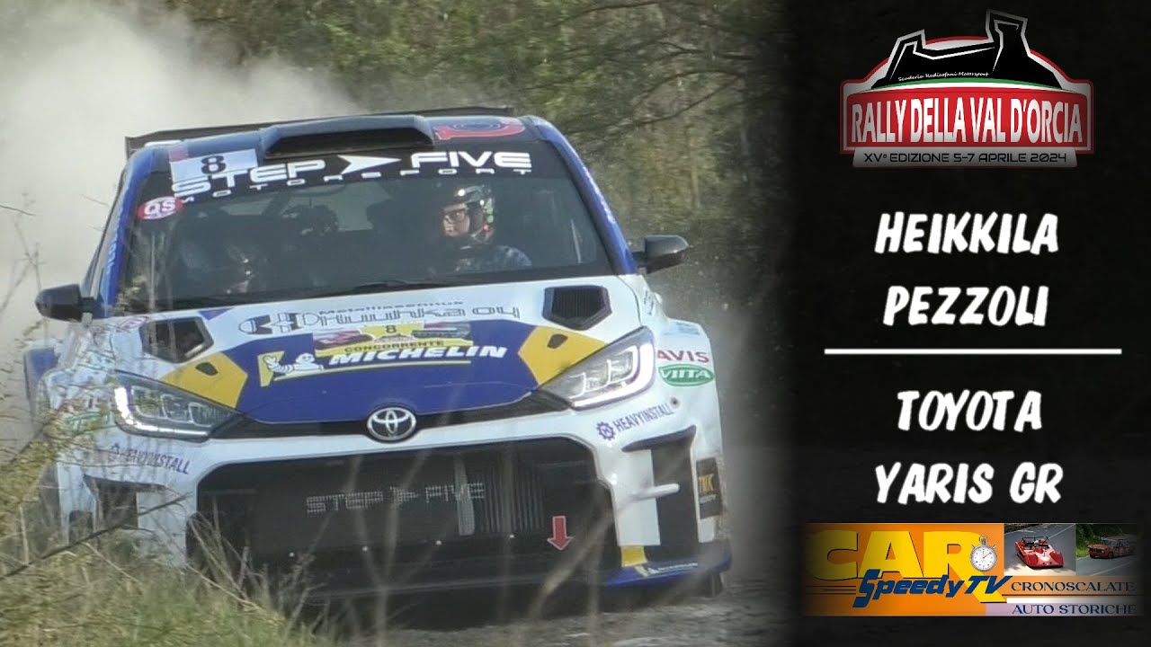 Rally Val D'Orcia 2024 || Mikko Heikkila-Francesco Pezzoli || Toyota Yaris GR