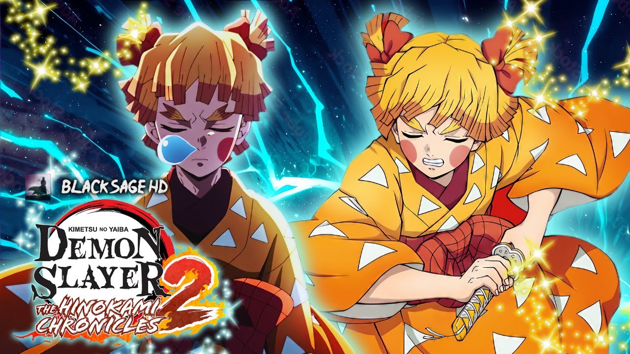 UPDATED ZENITSU (ENTERTAINMENT DISTRICT) SLAYS ALL ONLINE!! - Demon Slayer The Hinokami Chronicles 2