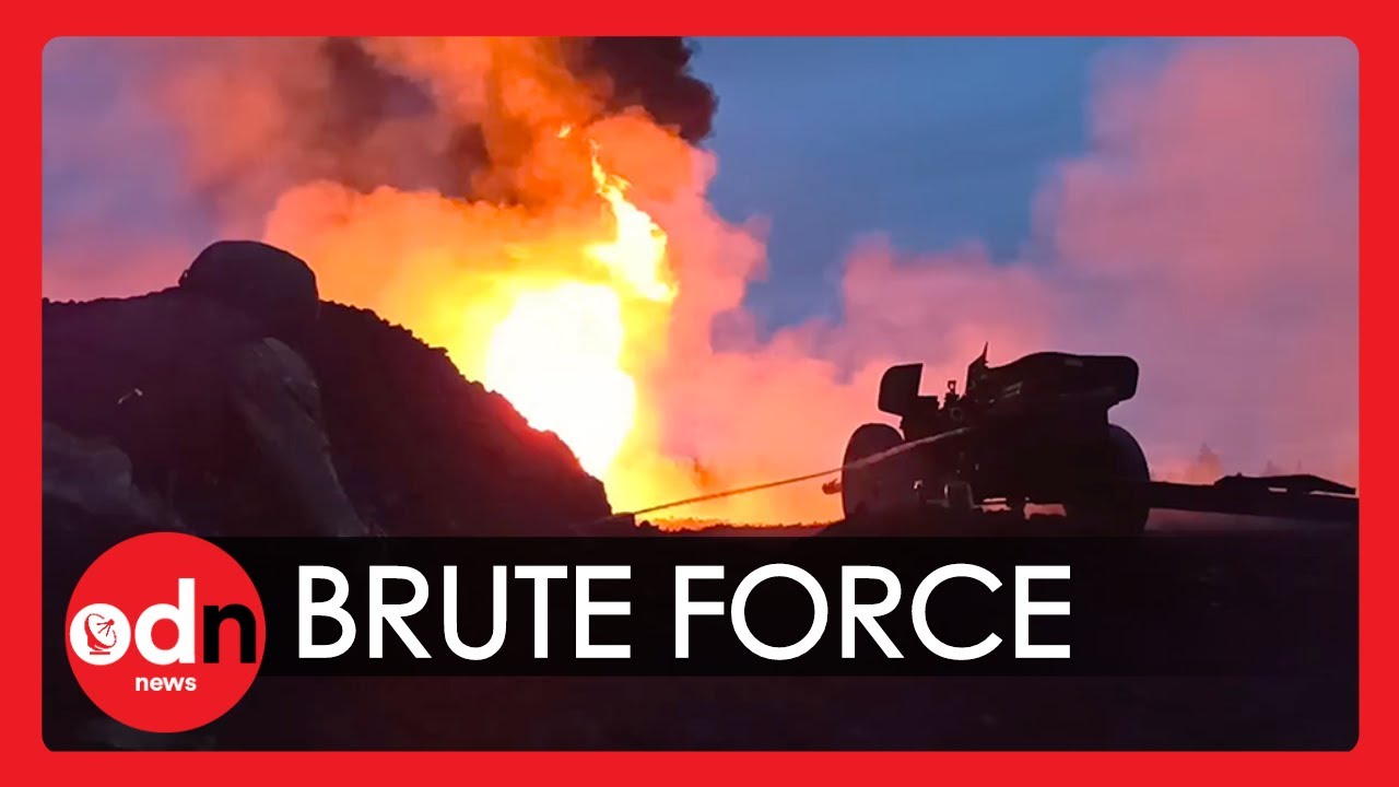 Russian Army Puts Out Oil Well Fire With Anti-Tank Gun