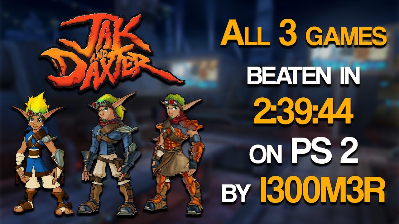 Jak Trifecta Any% Speedrun in 2:39:44 (Original PS2)