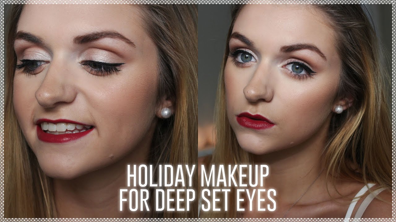 Holiday Makeup for Deep Set Eyes | itsmizmadz