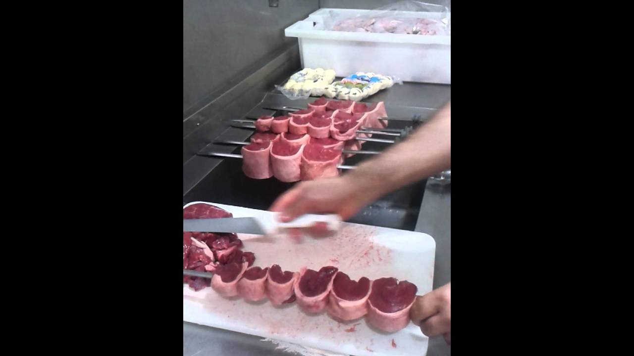 Espetando picanha nobre
