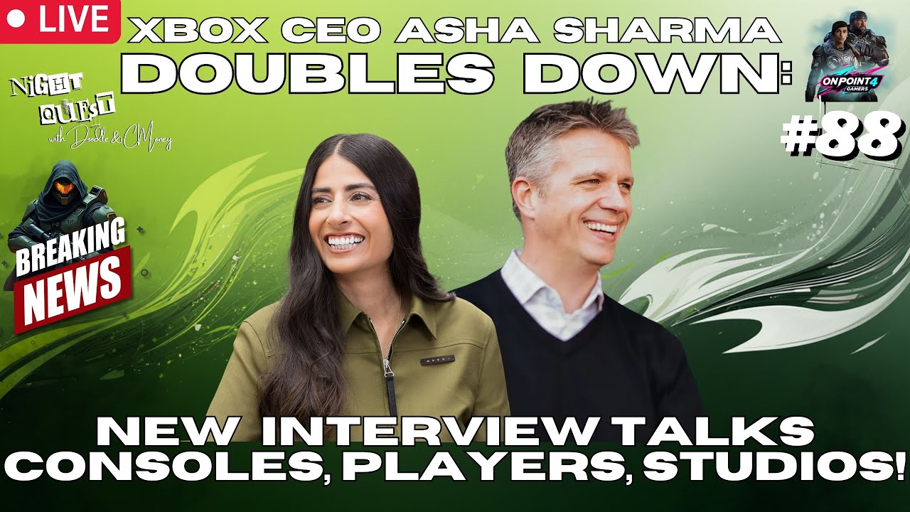 NEW INTERVIEW Xbox CEO Asha Sharma DOUBLES DOWN: Consoles, Players, Studios COMMITMENT! 🔥
