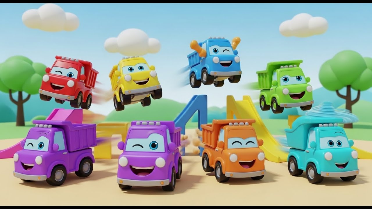 Las Mejores Canciones Infantiles – Compilación de 1 Hora | Vehículos, Construcción y Diversión
