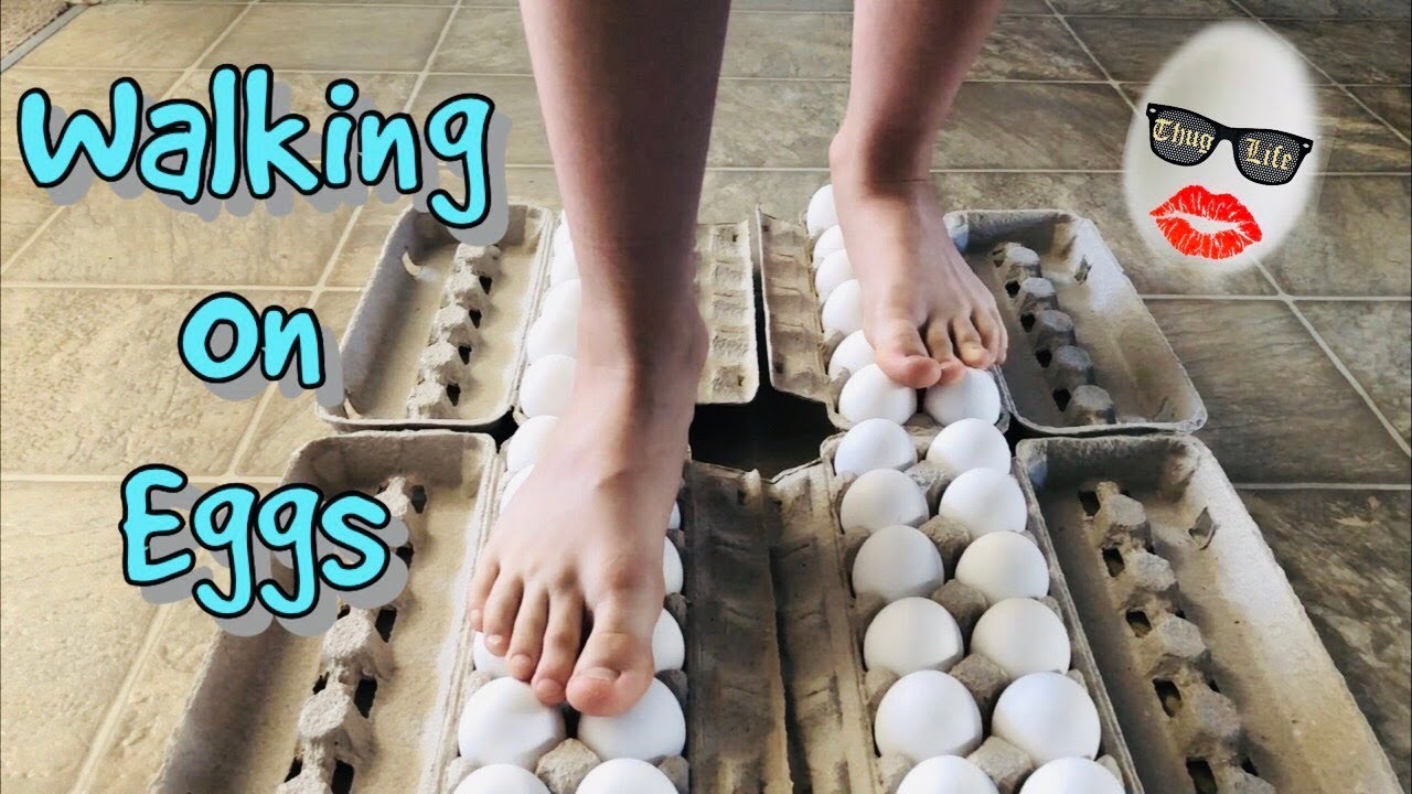 Walking on Eggs - Cool Science Experiment and fun challenge!
