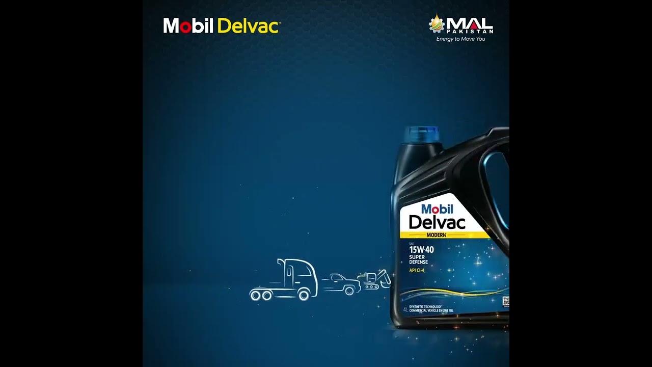 Mobil Delvac Modern 15W 40 Super Defense - Experience new era of synthetic technology #mobildelvac