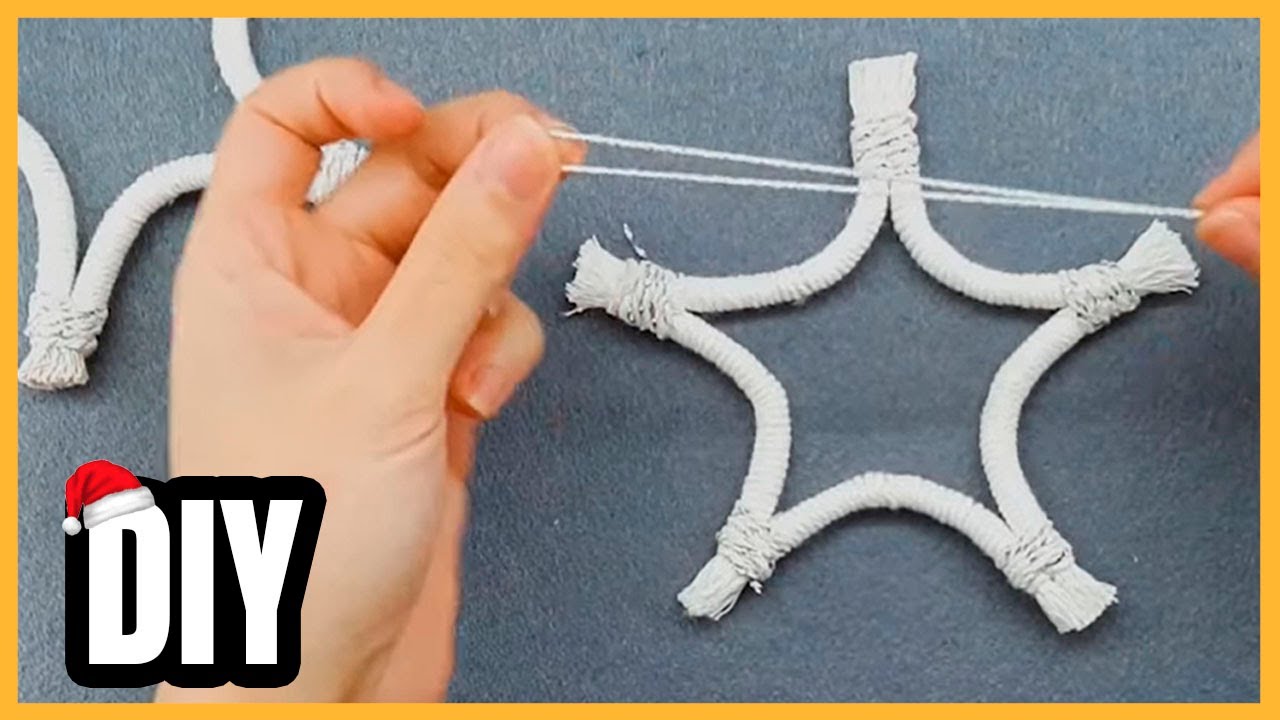 DIY ⭐  ESTRELLA de Navidad [Tutorial Fàcil y Ràpido] Explicado paso a paso para Principiantes