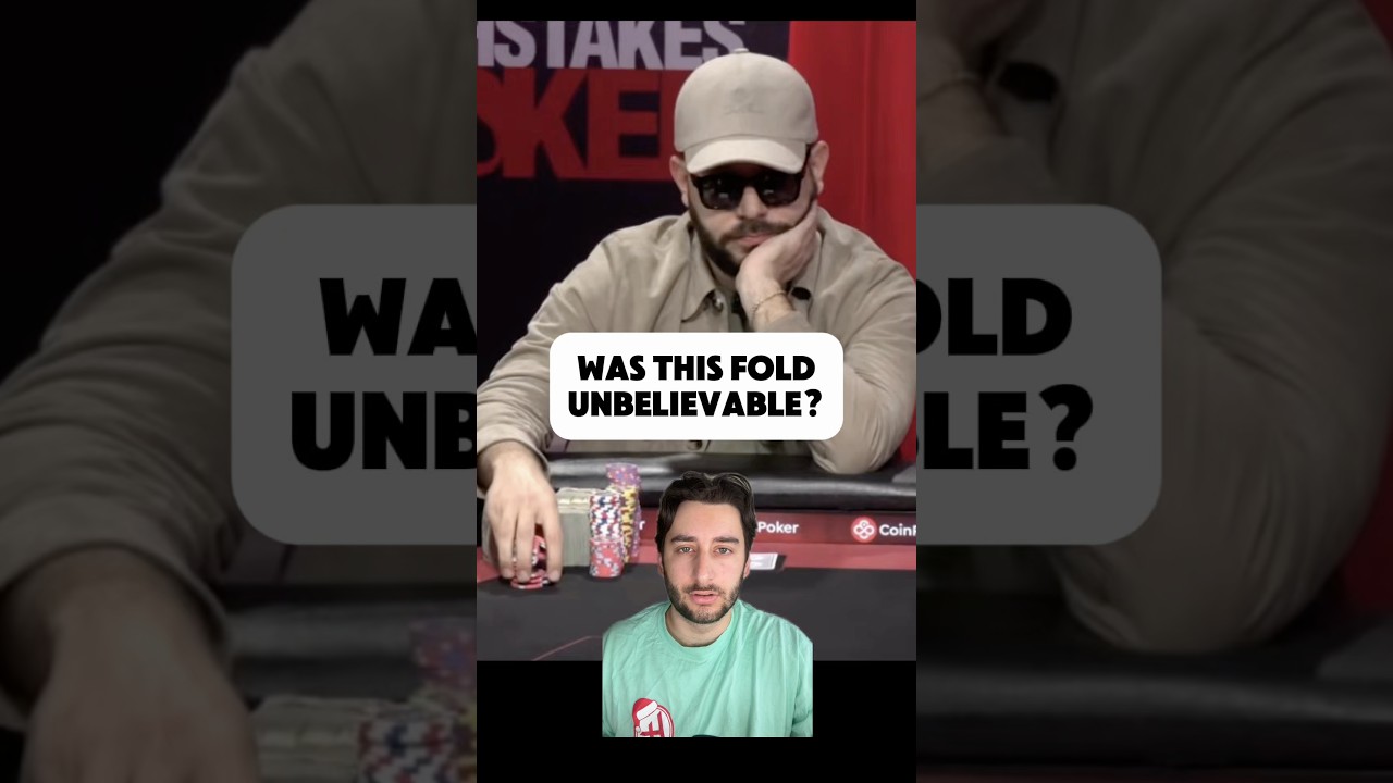 Was this poker fold unbelievable? #poker #pokernight @PokerGO
