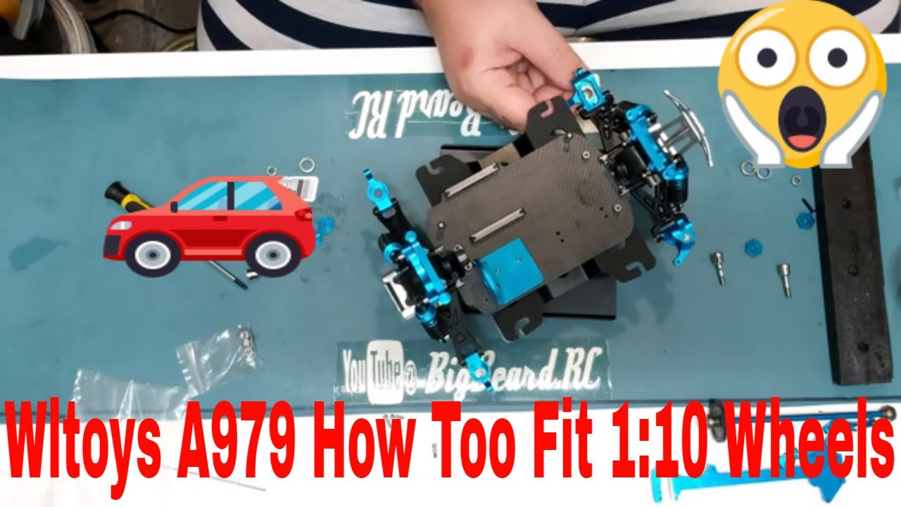 Wltoys A979 1/10 wheel conversion