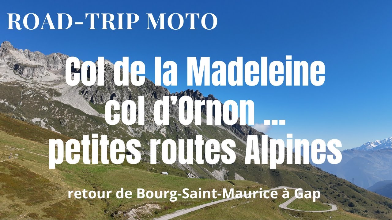 Road-trip moto 5 ème jour, de Bourg Saint Maurice à Gap par les cols en Suzuki 800 DE