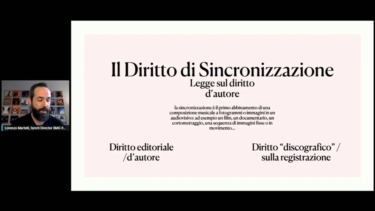 Le professioni della musica: Synch