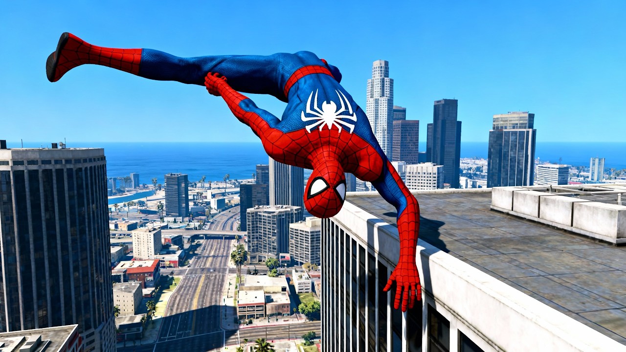 Spider-Man Tried Insane Jumps… And Paid the Price 😱 | GTA 5