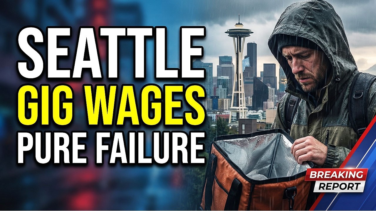 After 2 years: Seattle Socialist Mandated Wage CRASHES DoorDash and Uber Eats!