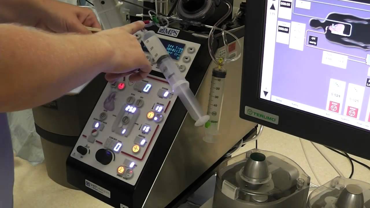 Инструкция по запуску насоса (система Terumo System One)