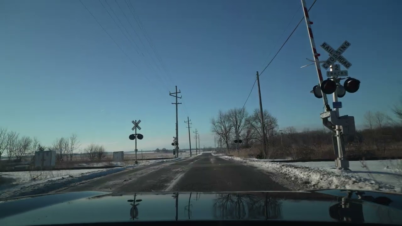 Portage to Crown Point 4K Indiana POV ASMR Drive (No Talk, No Music)