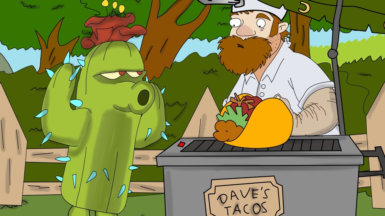 Plants vs. zombies CACTUS LIFE Animated (Cartoon)