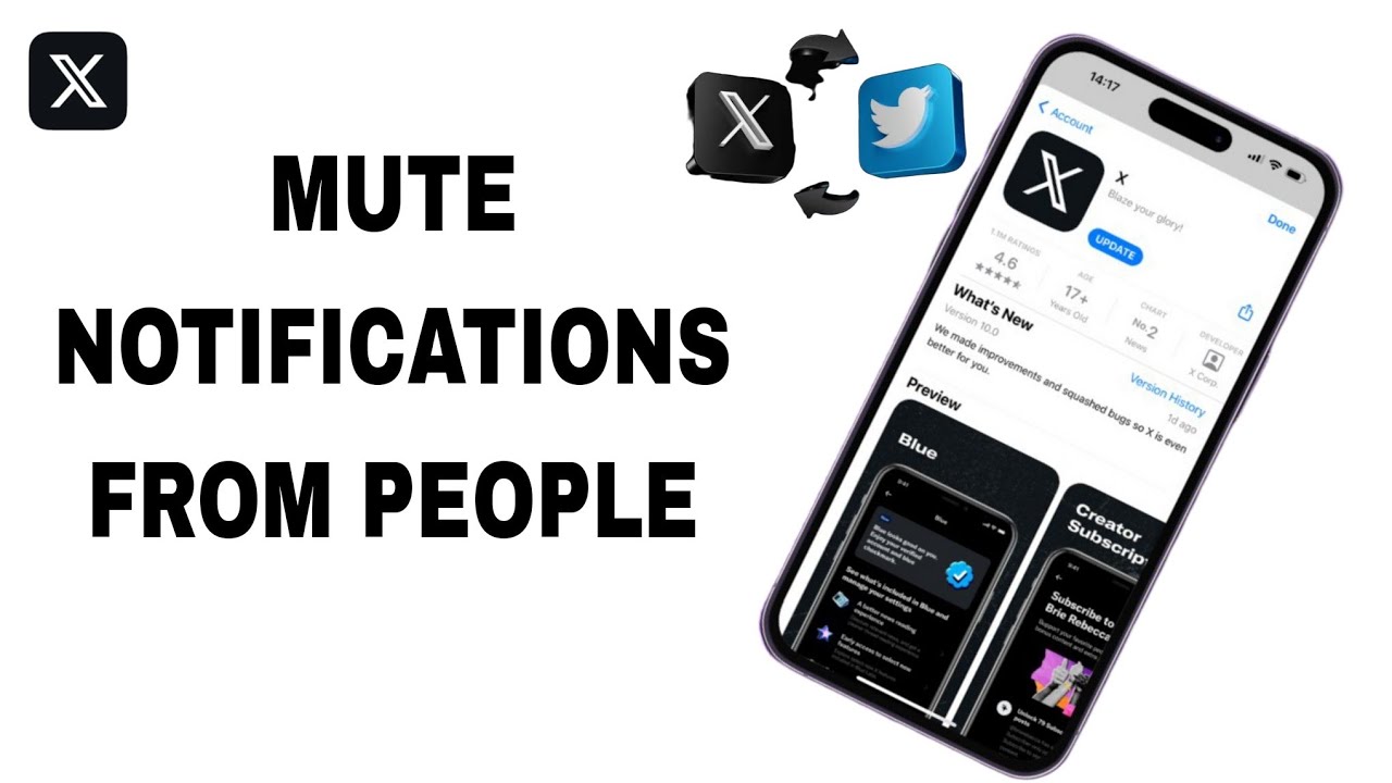 How To Mute Notifications From People On X Twitter App