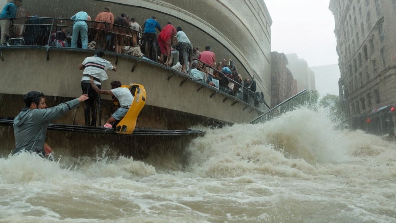 Guangzhou FLOODED! Streets Turn Into Rivers After Sudden Rainstorm